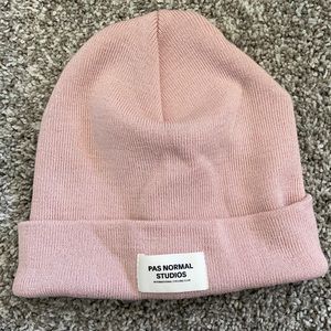 PNS baby pink beanie